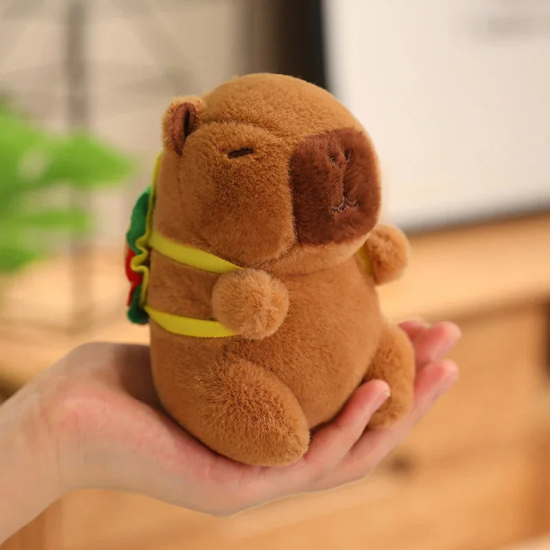 Capybara Pendant Cosplay Pokemon Pikachu Plush Toy Keychain Capibara Stitch Sanrio Kuromi Plushies Stuffed Bag Decor Gift