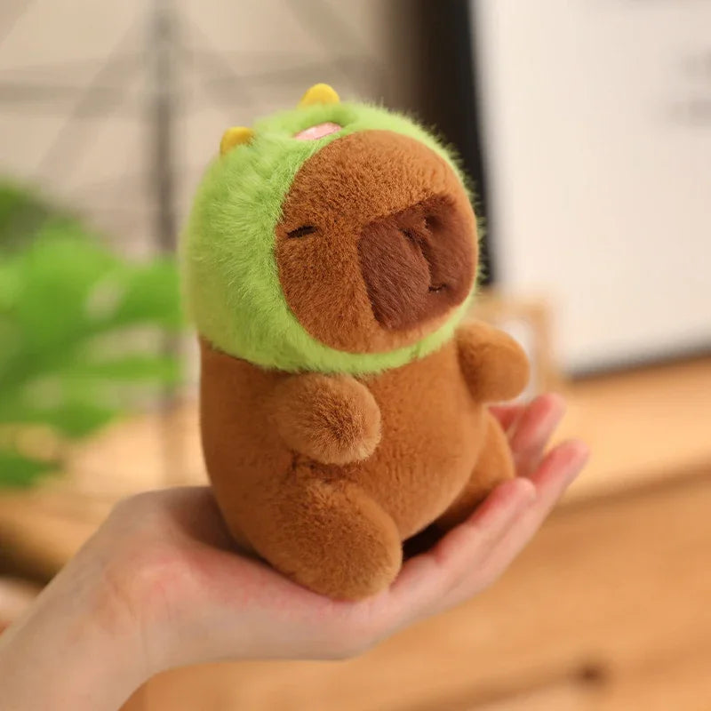 Capybara Pendant Cosplay Pokemon Pikachu Plush Toy Keychain Capibara Stitch Sanrio Kuromi Plushies Stuffed Bag Decor Gift