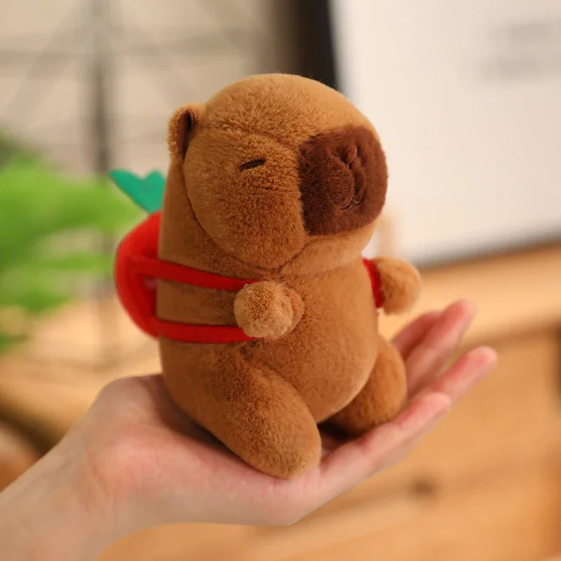 Capybara Pendant Cosplay Pokemon Pikachu Plush Toy Keychain Capibara Stitch Sanrio Kuromi Plushies Stuffed Bag Decor Gift