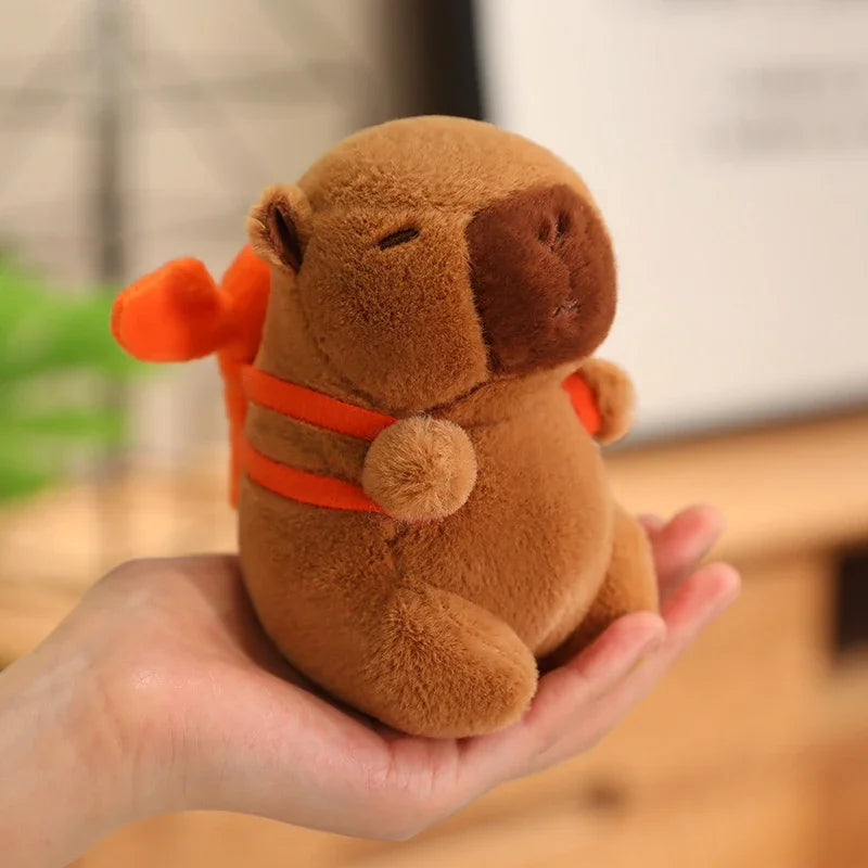 Capybara Pendant Cosplay Pokemon Pikachu Plush Toy Keychain Capibara Stitch Sanrio Kuromi Plushies Stuffed Bag Decor Gift