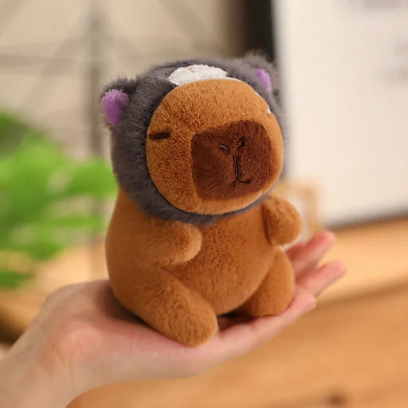 Capybara Pendant Cosplay Pokemon Pikachu Plush Toy Keychain Capibara Stitch Sanrio Kuromi Plushies Stuffed Bag Decor Gift