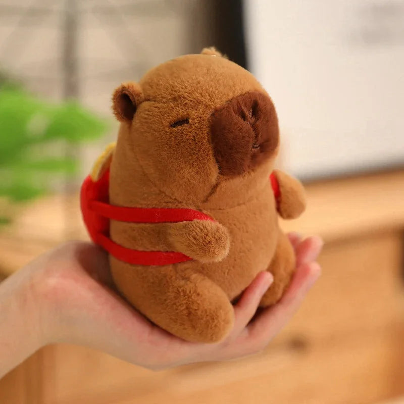 Capybara Pendant Cosplay Pokemon Pikachu Plush Toy Keychain Capibara Stitch Sanrio Kuromi Plushies Stuffed Bag Decor Gift