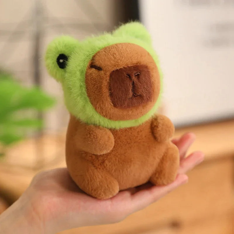 Capybara Pendant Cosplay Pokemon Pikachu Plush Toy Keychain Capibara Stitch Sanrio Kuromi Plushies Stuffed Bag Decor Gift